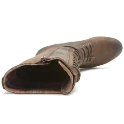 Anisa Brown Tall Lace-Up Boot 12 Anisa Brown Tall Lace-Up Boot -Walking On A Cloud ch6165 anisa tall lace boot tan 840036617731 t