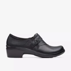 Clarks Angie Pearl Black -Walking On A Cloud claangiep01f
