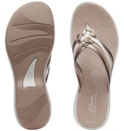 Clarks Breeze Coral Metal -Walking On A Cloud clabreezec11d