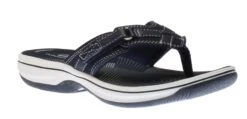 Clarks Breeze Sea Navy Thong Sandal -Walking On A Cloud clabreezes03 1