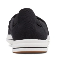 Clarks Breeze Step Black Slip-On Canvas Sneaker 7 Clarks Breeze Step Black Slip-On Canvas Sneaker -Walking On A Cloud clabreezestep01c