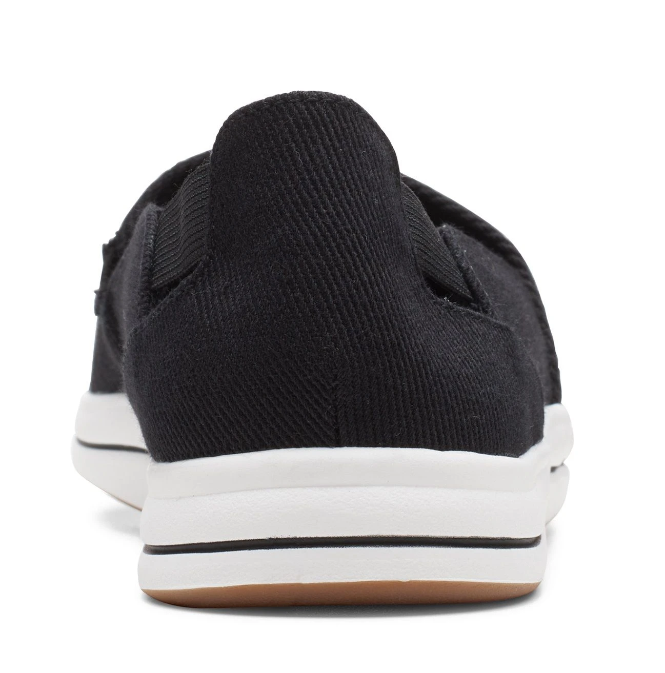 Clarks Breeze Step Black Slip-On Canvas Sneaker 5 Clarks Breeze Step Black Slip-On Canvas Sneaker - Image 3