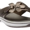 Clarks Brinkley Flor Pewter -Walking On A Cloud clabrinkleyf11