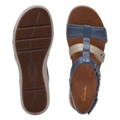 Clarks Kitly Step Denim -Walking On A Cloud clakitlystep03e