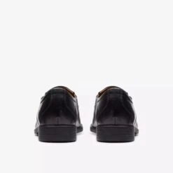 Clarks Whiddon Step Black Leather Dress Loafer -Walking On A Cloud clawhiddonstep1c