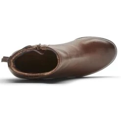 Lucinda Tan Back Tie Ankle Wedge Boot -Walking On A Cloud coblucindabt06d