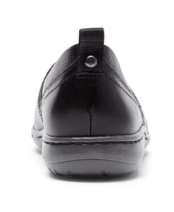 Penfield Envelope Black Leather Slip-On Flat 10 Penfield Envelope Black Leather Slip-On Flat -Walking On A Cloud cobpenfielde01c