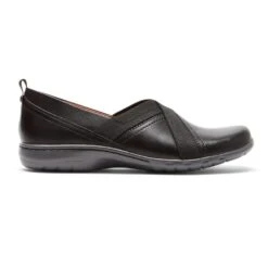 Penfield Envelope Black Leather Slip-On Flat 11 Penfield Envelope Black Leather Slip-On Flat -Walking On A Cloud cobpenfielde01e