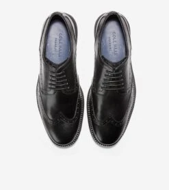 Cole Haan Grand2Wing Tip Black -Walking On A Cloud colgrandwo001d