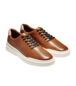 Cole Haan GrandPrø Rally Laser Cut Tan Brown Leather Lace-Up Sneaker 14 Cole Haan GrandPrø Rally Laser Cut Tan Brown Leather Lace-Up Sneaker -Walking On A Cloud colrally06d