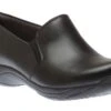 Dansko Nora Black Leather Slip-On Shoe