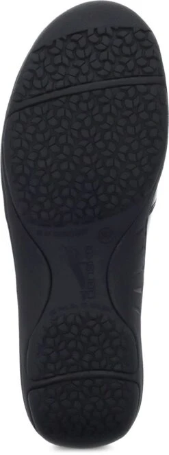 Dansko Nora Black Leather Slip-On Shoe -Walking On A Cloud dannora01c
