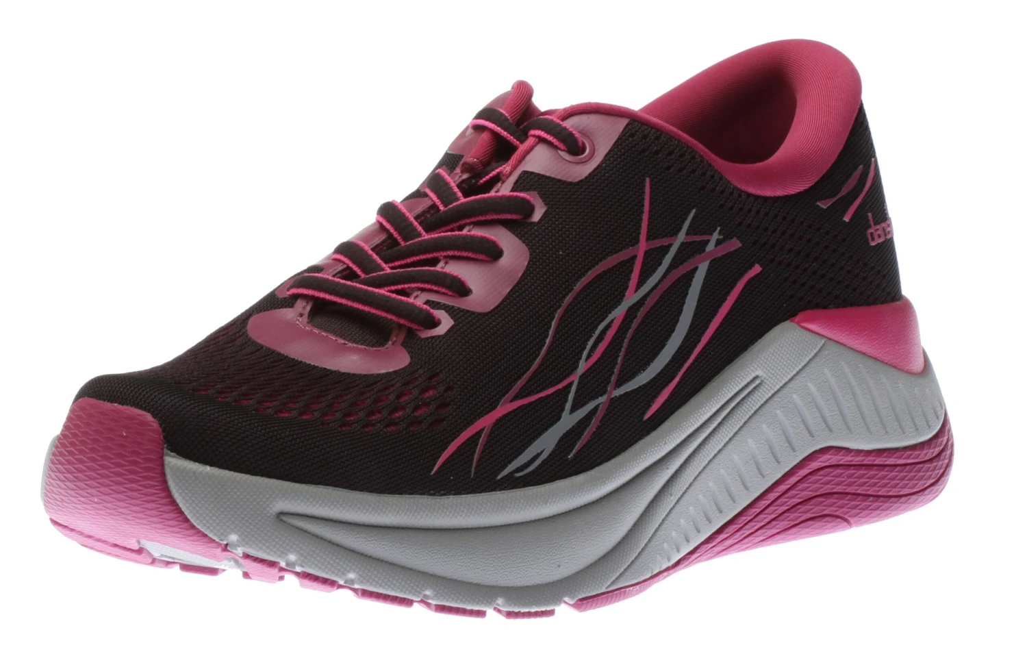 Dansko Pace Black Berry Mesh Lace-Up Walking Shoe 3 Dansko Pace Black Berry Mesh Lace-Up Walking Shoe