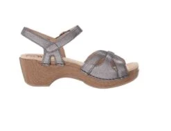 Dansko Season Graphite Leather Sandal -Walking On A Cloud danseason11d