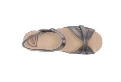 Dansko Season Graphite Leather Sandal -Walking On A Cloud danseason11e