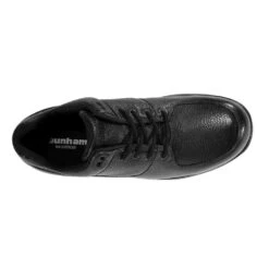 Windsor Black Leather Waterproof Lace-Up Oxford -Walking On A Cloud dun800001e