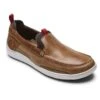 FitSmart Tan Leather Loafer -Walking On A Cloud dunfitsmartlo06