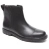 James Black Leather Waterproof Chelsea Boot -Walking On A Cloud dunjames01