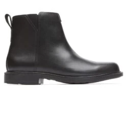 James Black Leather Waterproof Chelsea Boot -Walking On A Cloud dunjames01d