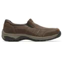Litchfield Brown Waterproof Slip-On Shoe 10 Litchfield Brown Waterproof Slip-On Shoe -Walking On A Cloud dunlitchfield22d