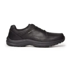 Stephen Black Leather Waterproof Shoe 11 Stephen Black Leather Waterproof Shoe -Walking On A Cloud dunstephen21e