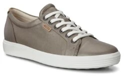 ECCO Women's Soft 7 Stone Metallic Lace-Up Sneaker