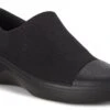 ECCO Soft 7 Black Gore-Tex Waterproof Slip-On Wedge Shoe -Walking On A Cloud ecc47091301 1