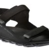 ECCO Women's MX Onshore Black 3-Strap Water Friendly Sport Sandal -Walking On A Cloud ecc82475301
