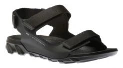 ECCO Men's MX Onshore Black 3-Strap Water Friendly Sport Sandal