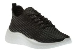 ECCO Therap Black Leather Slip-On Sneaker