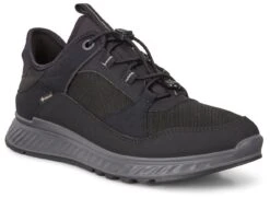 ECCO Women's Exostride Black Gore-Tex Waterproof Sneaker