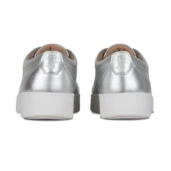 Rally Silver Leather Sneaker -Walking On A Cloud fitrallys11e