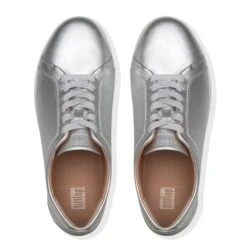 Rally Silver Leather Sneaker -Walking On A Cloud fitrallys11f