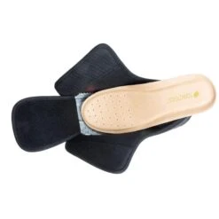 Physician M2 Black Wool Slipper -Walking On A Cloud foaphysm201e