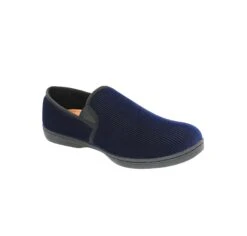 Regal Navy Slip-On Slipper -Walking On A Cloud foaregal03c