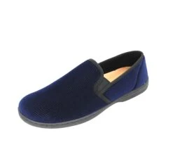 Regal Navy Slip-On Slipper -Walking On A Cloud foaregal03d
