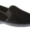 Regal 2 Black Slip-On Slipper 1 Regal 2 Black Slip-On Slipper -Walking On A Cloud foaregal201