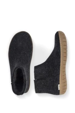 Glerups Boot Charcoal Rubber -Walking On A Cloud glebootrs01c
