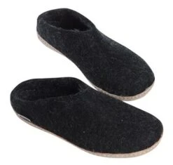 Glerups Slip-On Charcoal -Walking On A Cloud gleslipon01c