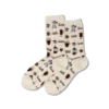 Hotsox Women's Coffee Crew Socks -Walking On A Cloud hotcoffee
