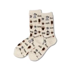 Hotsox Women's Coffee Crew Socks