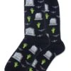 Hotsox Men's Gravestones Crew Socks 1 Hotsox Men's Gravestones Crew Socks -Walking On A Cloud hotgravestones