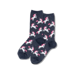 Hotsox Women's Unicorn Crew Socks