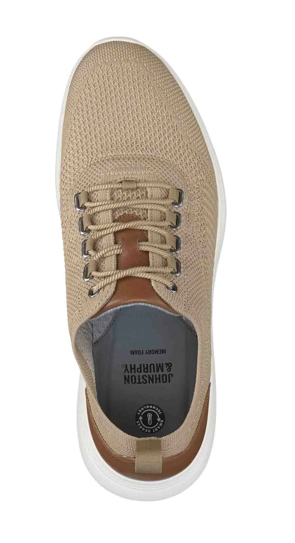 Amherst Taupe Knit Lace-Up Sneaker 4 Amherst Taupe Knit Lace-Up Sneaker - Image 2