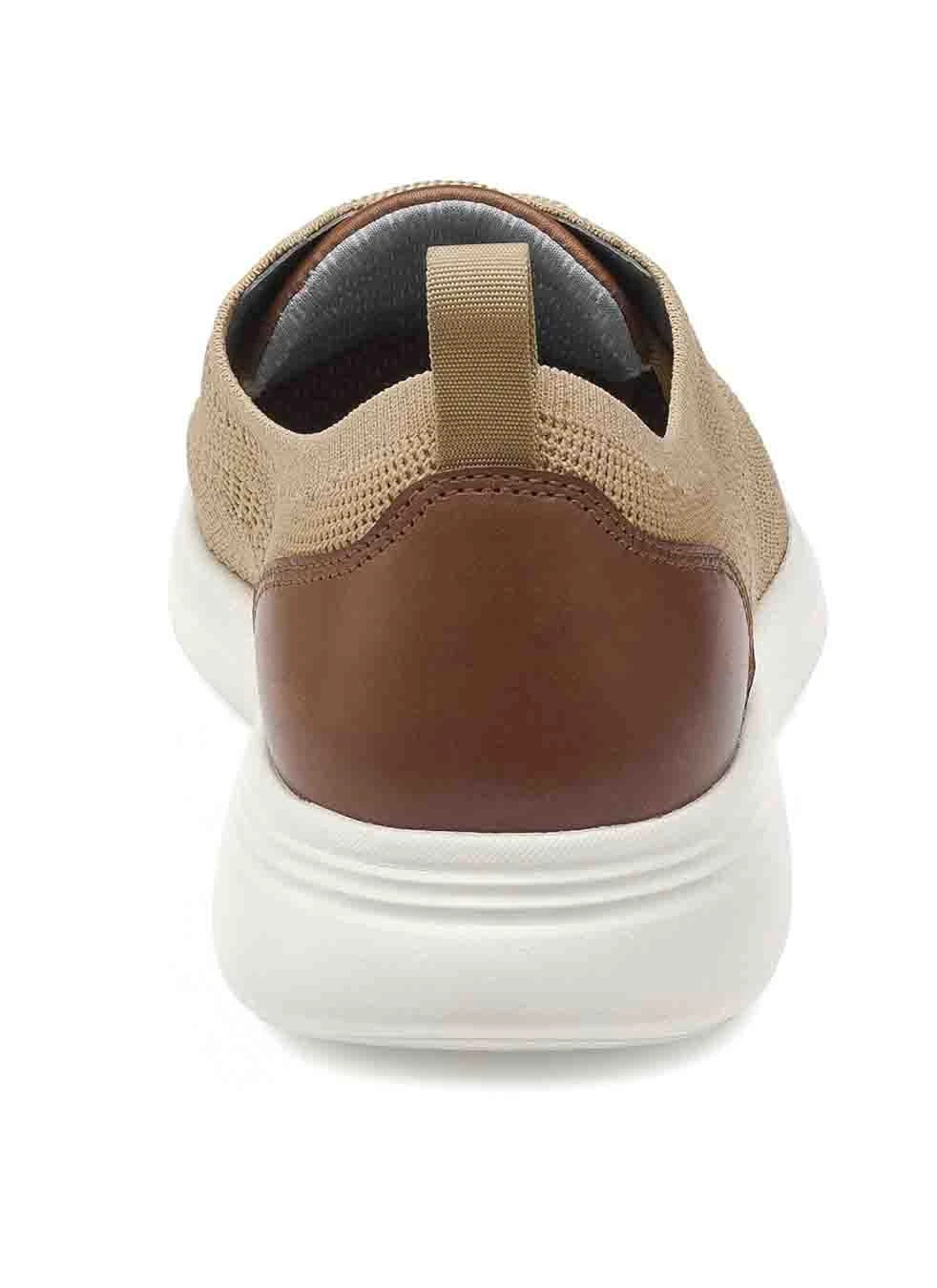Amherst Taupe Knit Lace-Up Sneaker 5 Amherst Taupe Knit Lace-Up Sneaker - Image 3