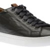 Banks Navy Leather Lace-Up Sneaker -Walking On A Cloud johbanks03