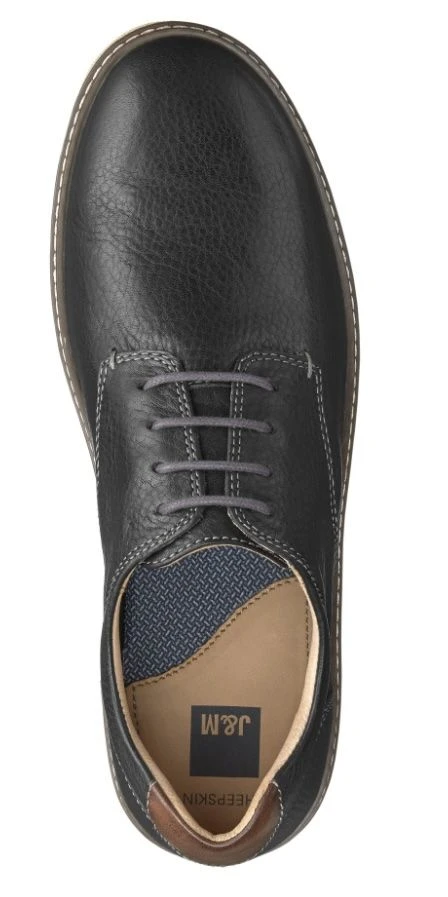 McGuffey Plain Toe Black Leather Derby Sneaker 4 McGuffey Plain Toe Black Leather Derby Sneaker - Image 2
