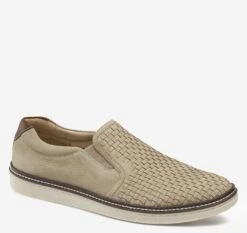 McGuffey Woven Beige Nubuck Slip-On Sneaker 7 McGuffey Woven Beige Nubuck Slip-On Sneaker -Walking On A Cloud johmcguffeyw08d