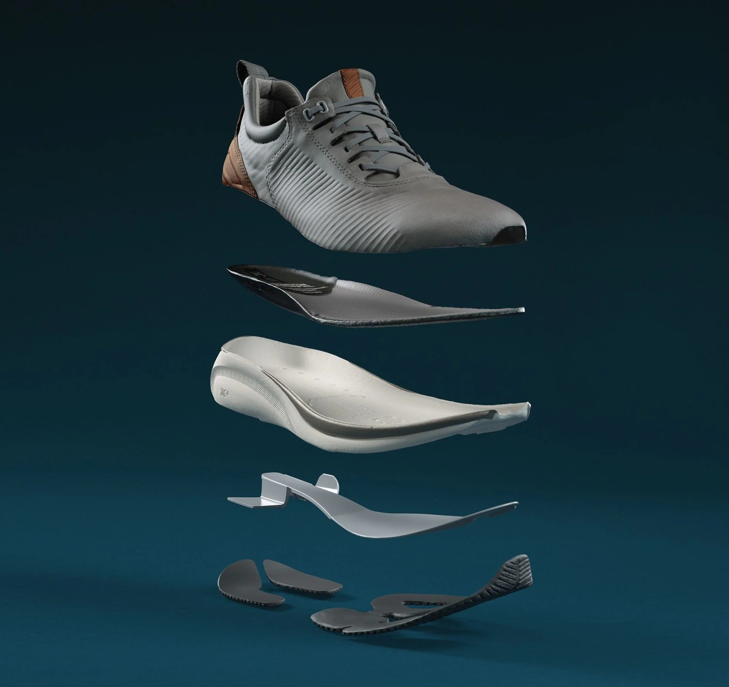 XC4 TR1-Luxe Hybrid Navy Nubuck Lace-Up Sneaker 7 XC4 TR1-Luxe Hybrid Navy Nubuck Lace-Up Sneaker - Image 5