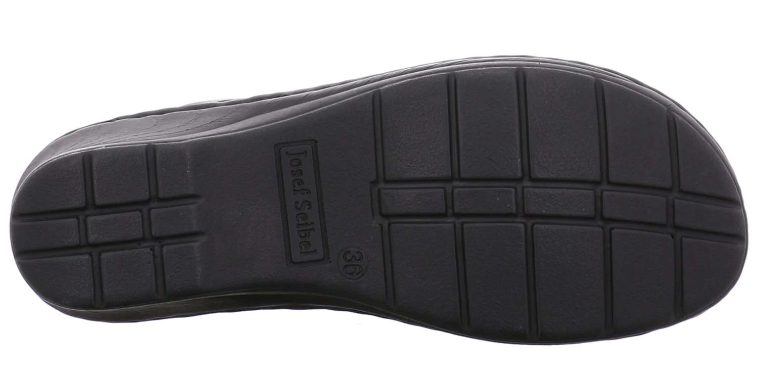 Josef Seibel Catalonia 48 Black Leather Clog 5 Josef Seibel Catalonia 48 Black Leather Clog - Image 3